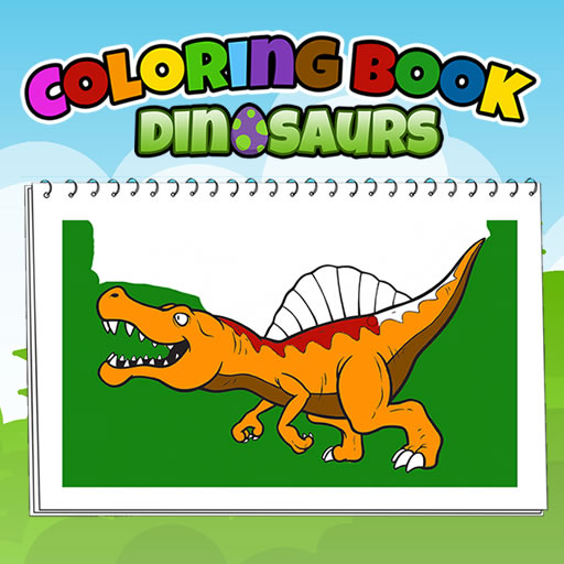 Coloring Book Dinosaurs