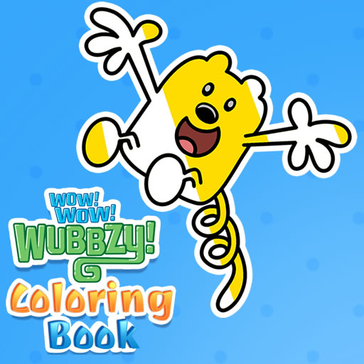 Wow Wow Wubbzy Coloring Book