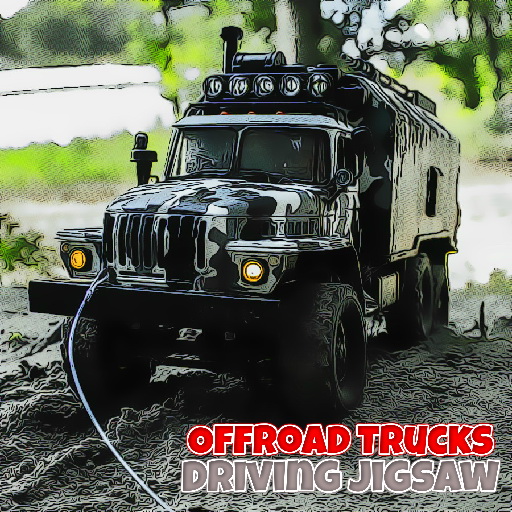 Offroad Trucks Driving Jigsaw