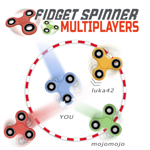 Fidget spinner multiplayers